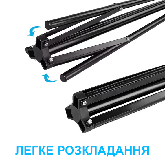 Трипод / Студийный фото штатив для кольцевых светодиодных селфи ламп Andoer TR-210, 210 см | Зображення 3