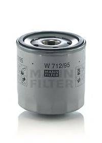 Фільтр масляний двигуна VW GOLF VI, VII, SKODA FABIA III 1.0-1.5 TSI 12- (вир-во MANN) MANN-FILTER W71295 на SEAT ALHAMBRA (710, 711)