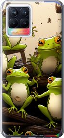 Чехол на Realme 8 Жабки "5656u-2303-17620"