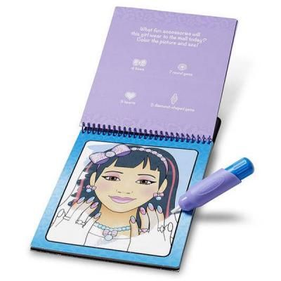 Набор для творчества Melissa&amp;Doug Волшебная водная раскраска Макияж и маникюр (MD19416) | Зображення 4