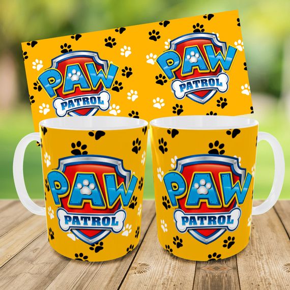 Набір: дитяча сумка-бананка+кружка Щенячий патруль 32х15см, бананка для хлопчика через плече на подарунок (01016) | Зображення 2