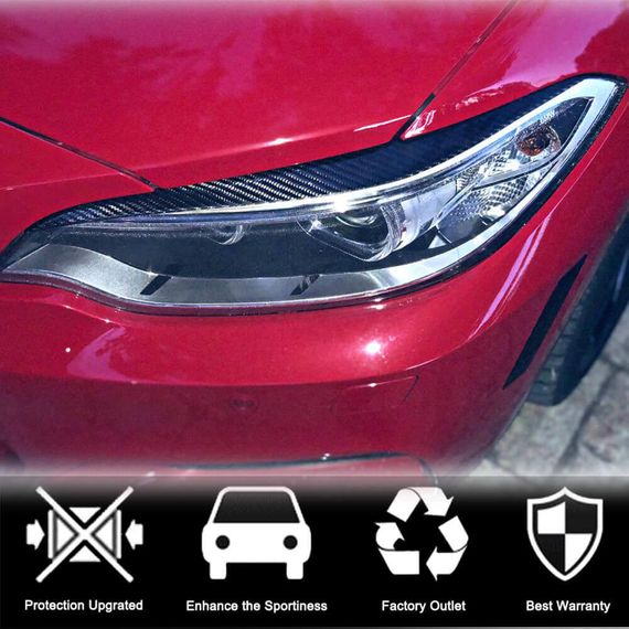 Вії на фари (Карбон) для BMW 2 серія F22/23 2014-2021 рр | Зображення 2