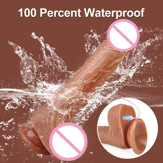 Вібратор реалістичний Wolf King, вібрація та ротація 10 режимів, дистанційне керування sexstyle | Зображення 3