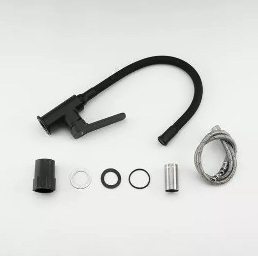 Змішувач для кухні Frap з гнучким виливом F4462 | Зображення 4