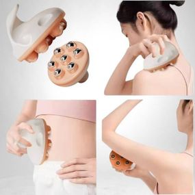 Масажер роликовий ручний антицелюлітний Body Shape Білий