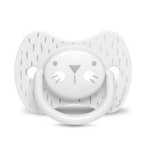 Пустышка Suavinex Hygge Уютные истории 18+ мес. серая (306614)