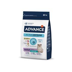 Сухий корм для виведення вовни у стерилізованих котів Advance Cat Sterilized Hairball, 3 кг