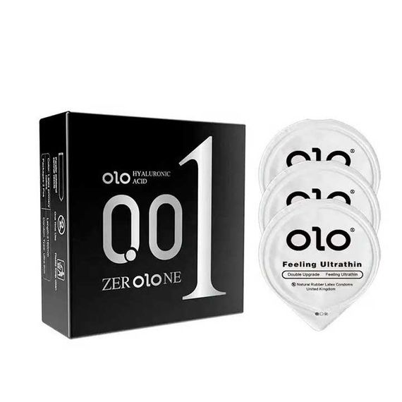 Ультратонкие презервативы "Olo Feelihg Ultrathin" 0,01 - 3шт