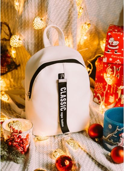 Жіночий прогулянковий рюкзак Sambag Mane MQT білий 24 х 19 х 10 см (18228008e) | Зображення 1