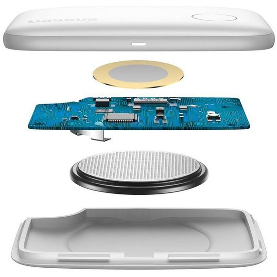 Трекер-брелок Baseus Intelligent T2 ropetype anti-loss device (ZLFDQT2-0) White | Зображення 3