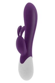 Вибратор-кролик S Pleasures Premium Corabi Rabbit, фиолетовый, ушки для клитора, 16 режимов, нагрев sexstyle