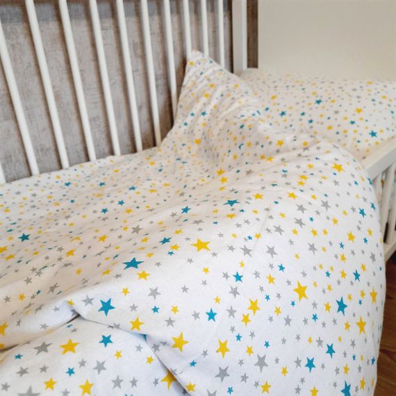 Комплект постільної білизни у ліжечко SoundSleep Stars дитячий фланель 112х147 см (94337884) | Зображення 6