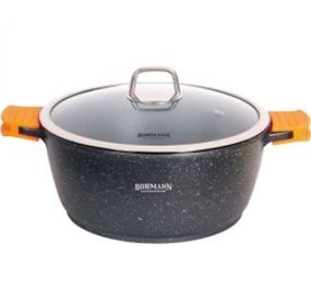 Кастрюля с мраморным покрытием Bohmann BH-7350-36 36 см 13 л
