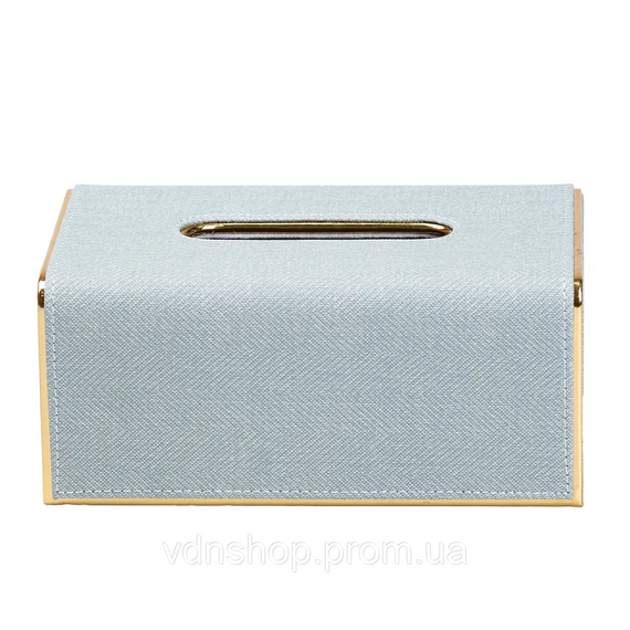 Серветниця горизонтальна 21х13х9 см для серветок на стіл М'ятна HP-3-118M | Зображення 2