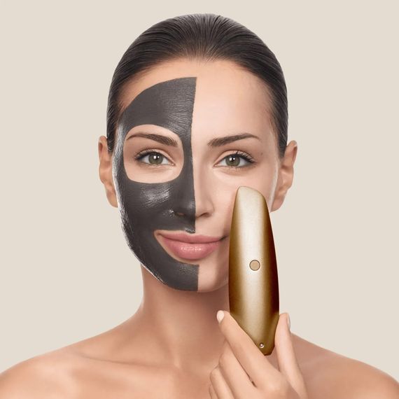 Бесконтактная магнитная пилинг-маска GESKE Touchless Magnetic Peeling Mask 5в1 starlight, Серый | Зображення 3