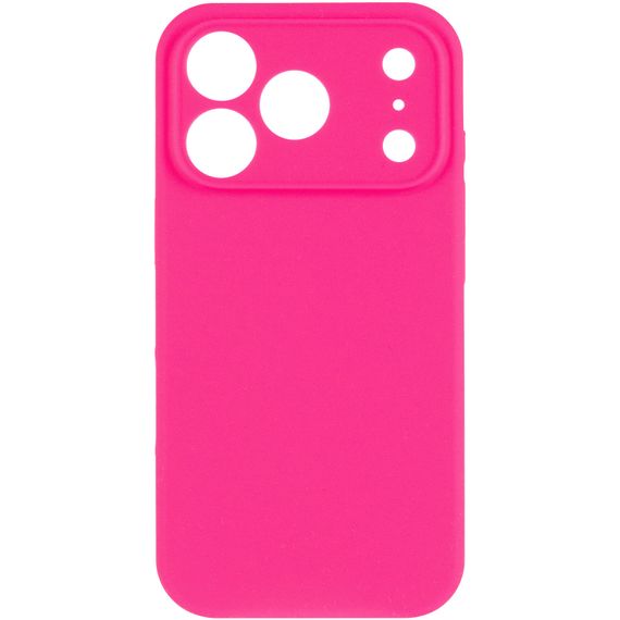 Чохол Silk Full Camera Protective (AA) NO LOGO для Apple iPhone 17 Pro Max / 18 Pro Max (6.9") Рожевий / Barbie pink | Зображення 1