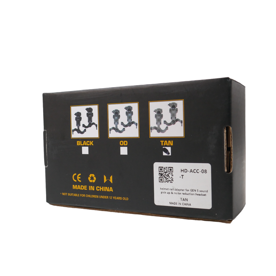 Крепление Чебурашки для активных наушников EARMOR койот (Ops core arc & team wendy) | Зображення 8