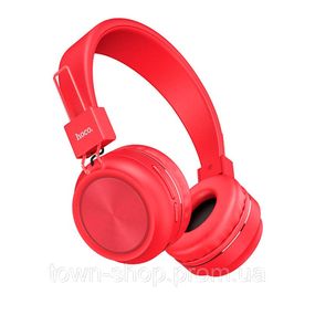 Беспроводные Bluetooth наушники HOCO W25, Red, Blister
