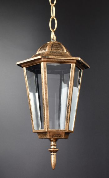 Ліхтар підвісний 25518 Золото 35-85х15х20 см. | Зображення 1