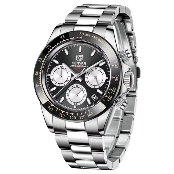 Benyar BY-5169 Silver-Black-White