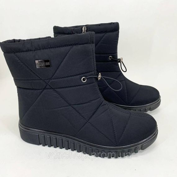 Женские бабуши на меху, Женские дутики на танкетке галоши пенка в наличии DJ-24 | Зображення 6