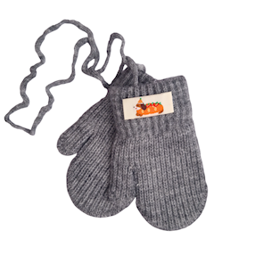 Рукавиці дитячі 1-3 года темно-сірі