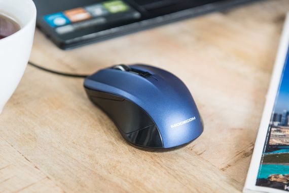 Мишка  Modecom MC-M9.1, 4кн., 1600dpi, чорно-синя | Зображення 3