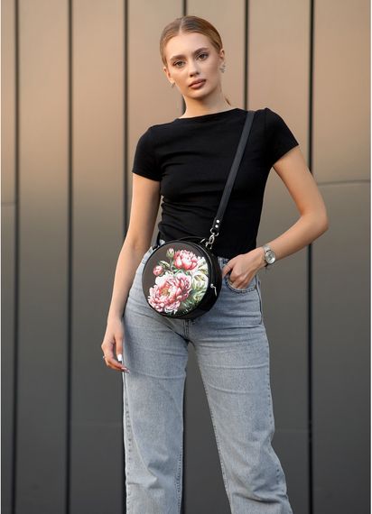 Жіноча кругла сумка Sambag Bale MZN 20 х 20 х 10 см (52200714) | Зображення 6