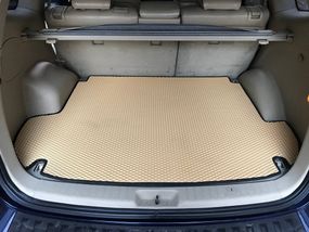 Килимок багажника (EVA, поліуретановий, бежевий) (5 місць) для Hyundai Santa Fe 2 2006-2012рр