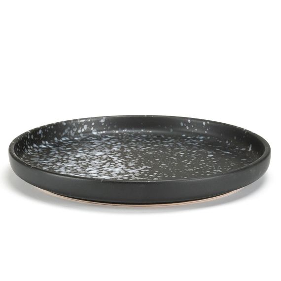 Тарілка десертна Holmer Volcano DP-01205-BD 20.5 см чорна