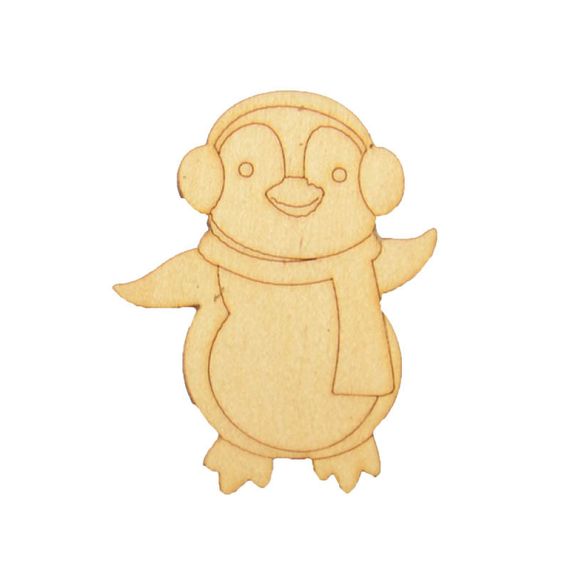 Набір для творчості новорічний Розпис акриловими фарбами "Олень та пінгвін" Умняшка НГ-002/2 | Зображення 1