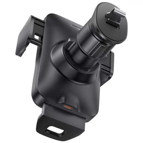 Автодержатель с БЗУ Baseus Wisdom Auto Alignment (QI 15W) (Air Outlet base) (CGZX000001) Black | Зображення 2