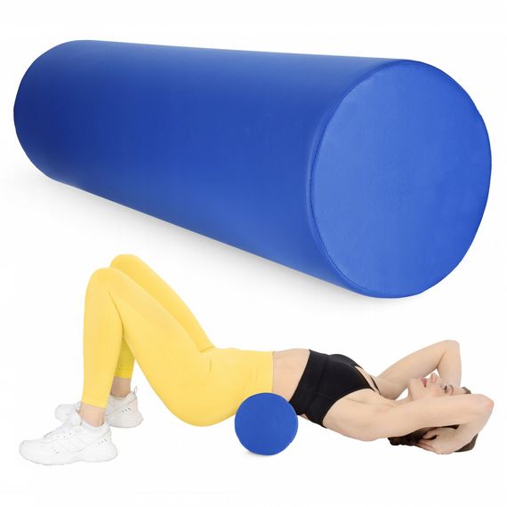 Валик для реабілітації та масажу 4FIZJO 100 x 30 см Blue (P-5905973402958)