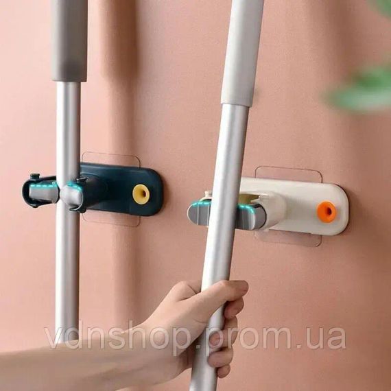 Настінний тримач для швабр регульований нековзний | Зображення 3
