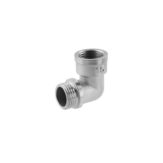 Угольник усиленный LexLine 1/2" ВЗ никелированный НК0122-Вн