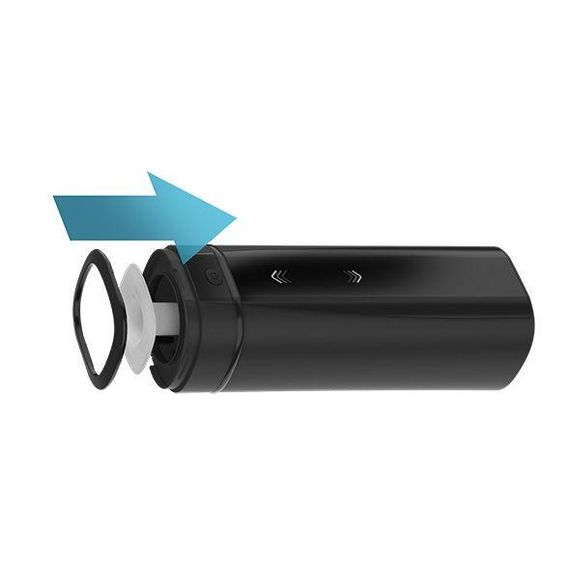 Мастурбатор Kiiroo Onyx +, 10 стисних кілець, не треба рухати, теледільдоніка Sex Aura | Зображення 4