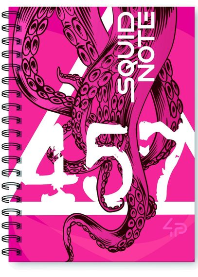 Блокнот 4Profi "Squid note" red 48 листов  формат А5 905140