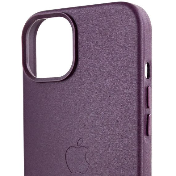 Шкіряний чохол Leather Case (AA Plus) with MagSafe для Apple iPhone 14 (6.1") | Зображення 4