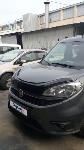 Дефлектор капота EuroCap (2015-2024) для Fiat Doblo III | Зображення 7