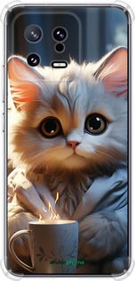 Чохол на Xiaomi 13 Білий кіт "5646sp-2957-2448"