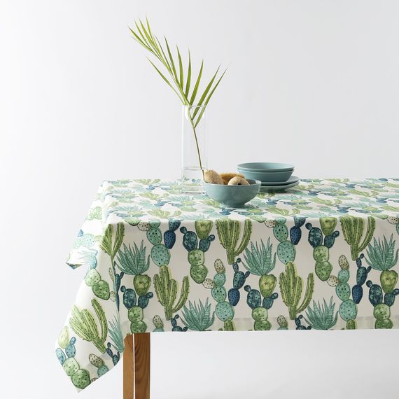 Скатертина IDEIA 86974 Україна 140*170  бавовна Зелений