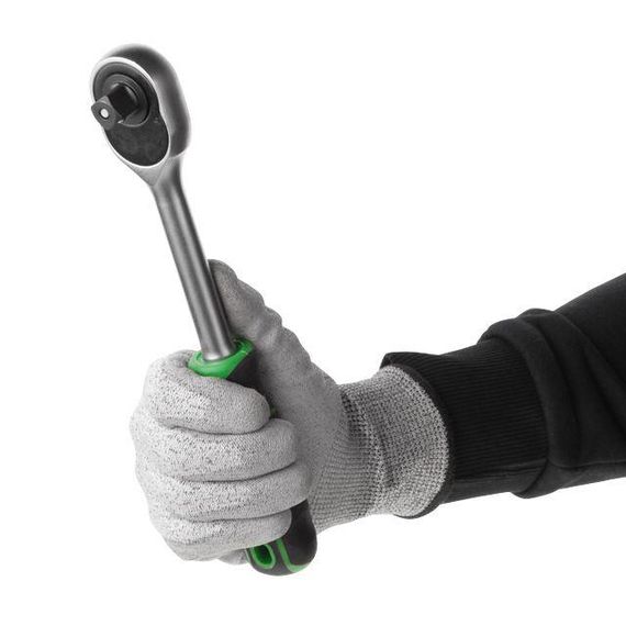 Набір головок 8-19 мм, 1/2", рукоятка з храповим механізмом, 10 од. INTERTOOL ET-6013 | Зображення 5