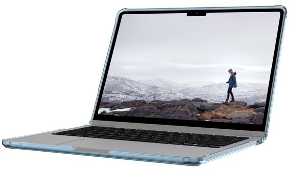 Чохол UAG [U] для Apple MacBook AIR 13' 2022 Lucent, Cerulean (134008115858) | Зображення 1