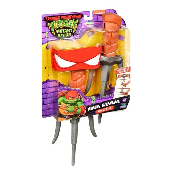 Набір іграшкової зброї Кинджал-сай Рафаеля TMNT 83524 трансформується | Зображення 1