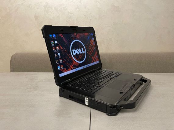 Защищенный ноутбук Б-класс Dell Latitude 5424 Rugged / 14" (1920x1080) IPS / Intel Core i5-8350U (4 (8) ядра по 1.7 - 3.6 GHz) / 32 GB DDR4 / 512 GB SSD M.2 / AMD Radeon RX 540, 4 GB GDDR5, 128-bit / WebCam / Два АКБ б/у + Подарок Проводная мышь / USB | Зображення 4