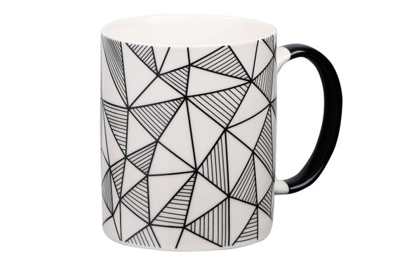 Чашка Ardesto Geometry, 340 мл, фарфор (AR3428)