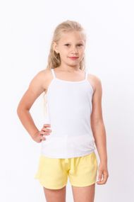 Майка на бретельках для дівчинки Носи своє 110 Білий (p-11085-127579)