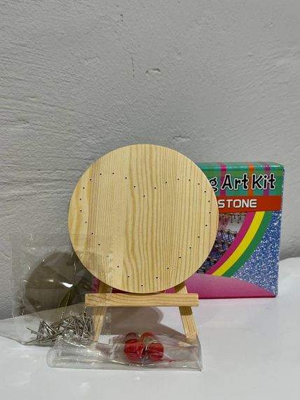 Дитячий набір для творчості стрінг-арт "Серце" YG0115(28276) дерев'яна основа | Зображення 1