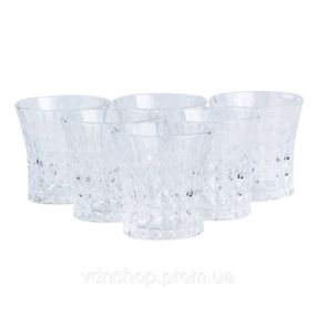 Набор стаканов 6 штук по 255 мл прозрачный HP4161
