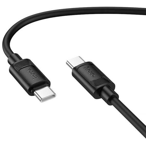 Дата кабель Hoco X122 Benefit Type-C to Type-C 60W (1m) Black | Зображення 1